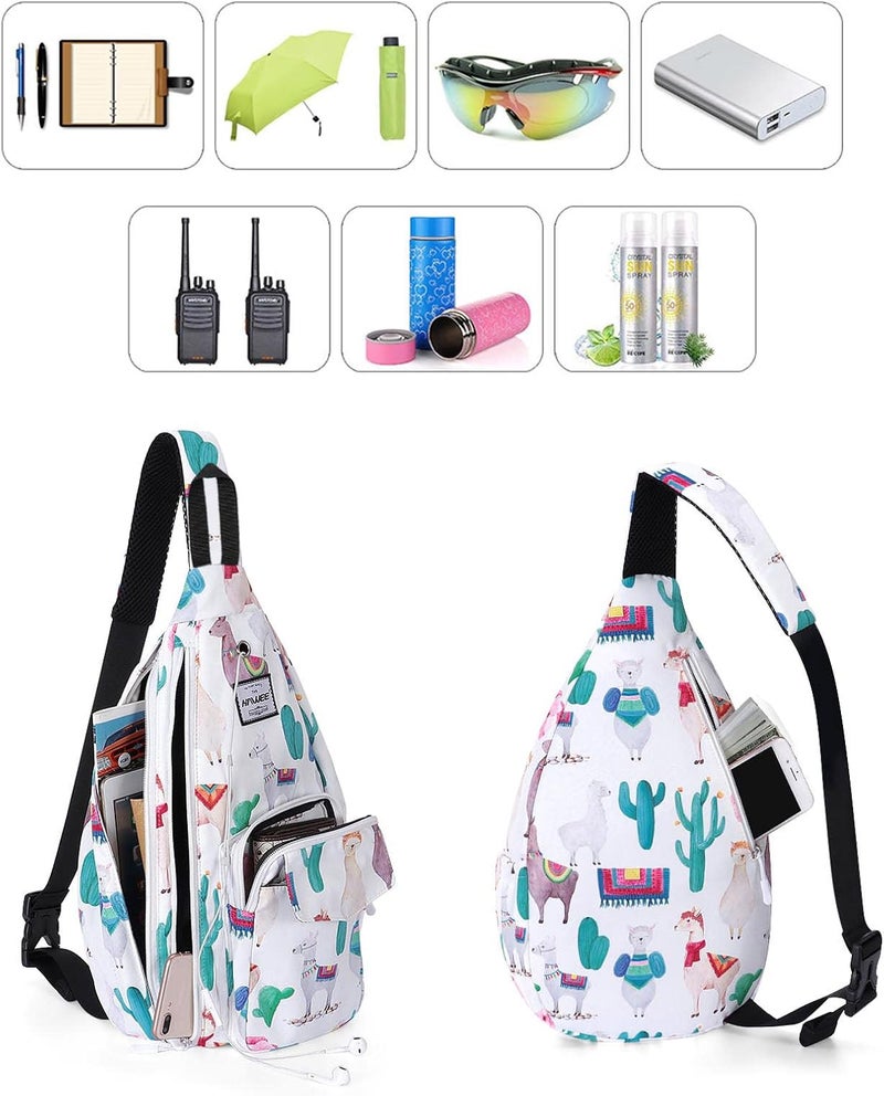 HAWEE Backpack Sling for Women Anti-Water Crossbody Bag Inclined Adjustable Pack | Casual, Adjustable Strap, Water Repellent, for Travel/Sport - Image 2